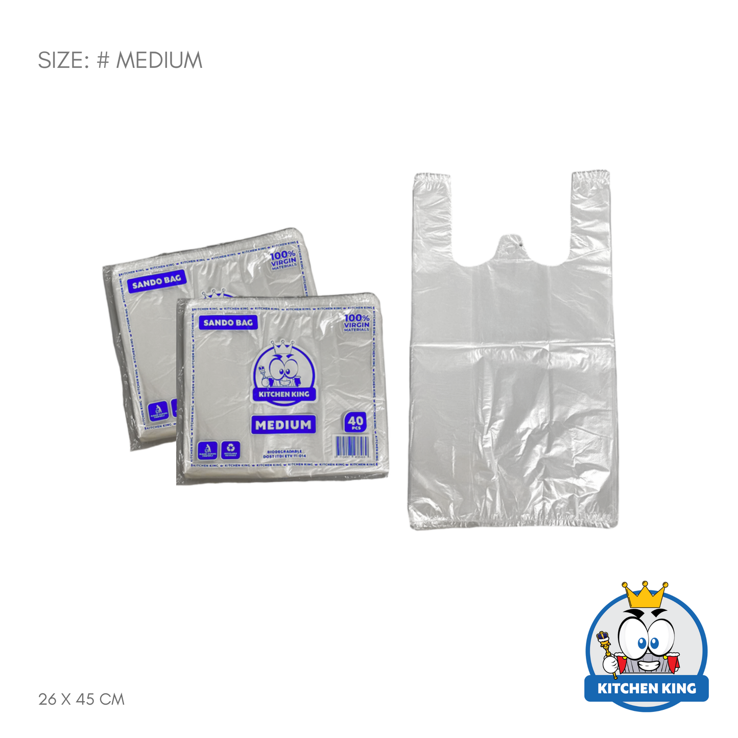 Kitchen King Sando Bag (Packed by 40's)