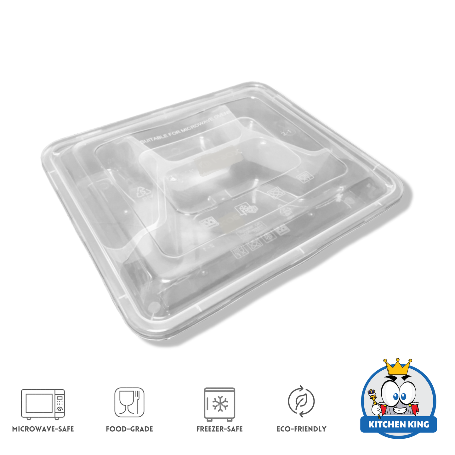 Microwavable Bento Box Plastic Food Container 2D 3D 4D (By 10's)