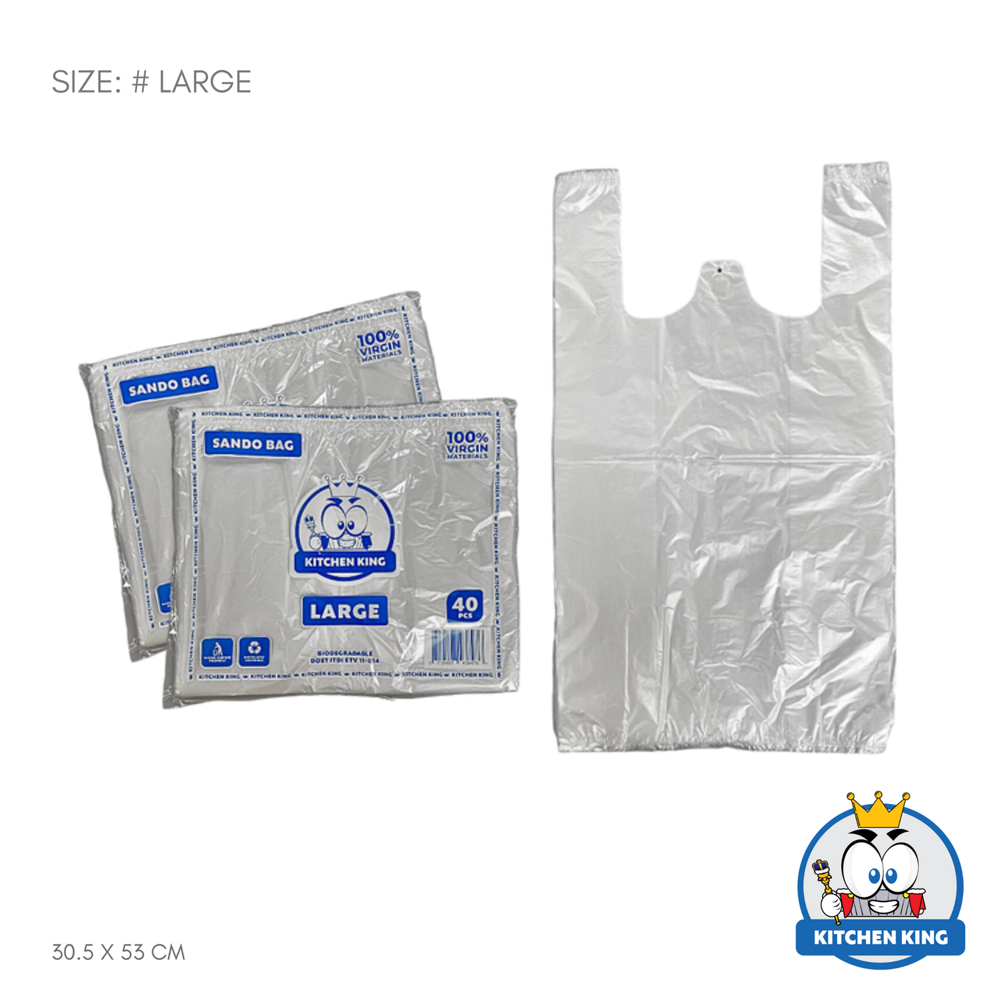 Kitchen King Sando Bag (Packed by 40's)