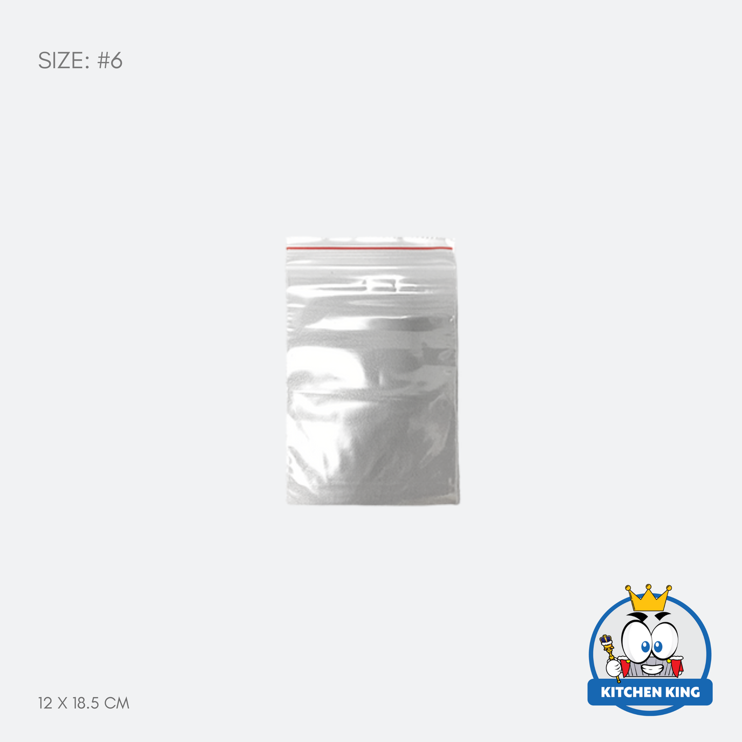 Zip Lock Resealable Bag - Clear PE Resealable Plastic Bag (Packed by 100's)