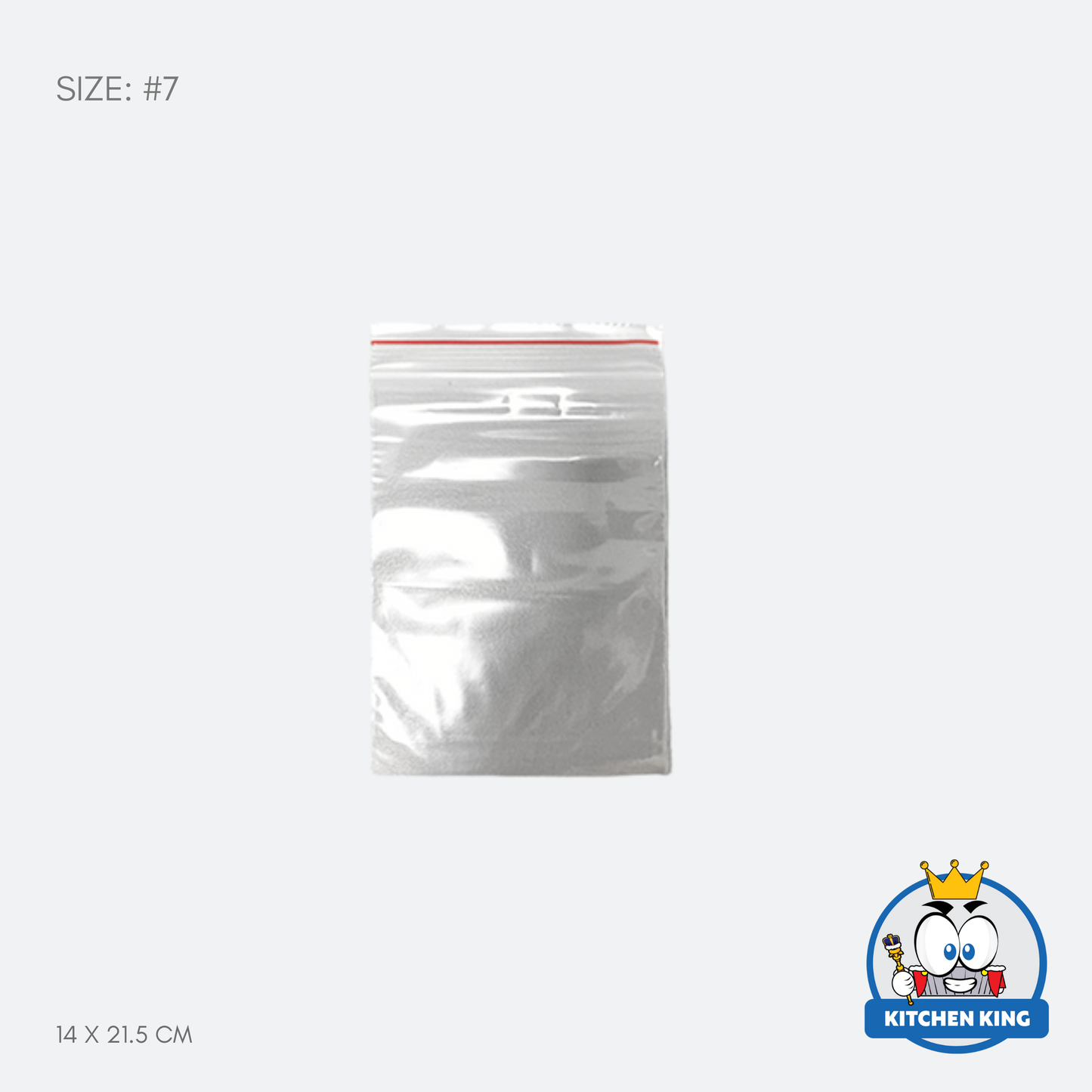 Zip Lock Resealable Bag - Clear PE Resealable Plastic Bag (Packed by 100's)