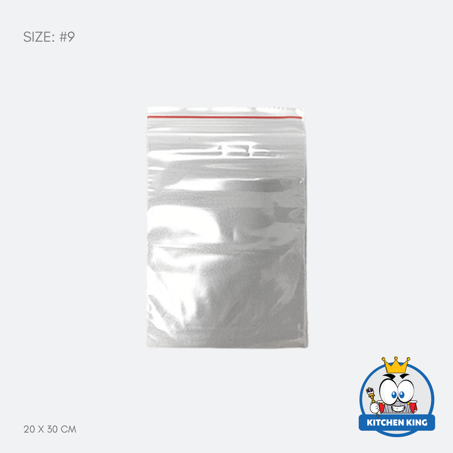 Zip Lock Resealable Bag - Clear PE Resealable Plastic Bag (Packed by 100's)