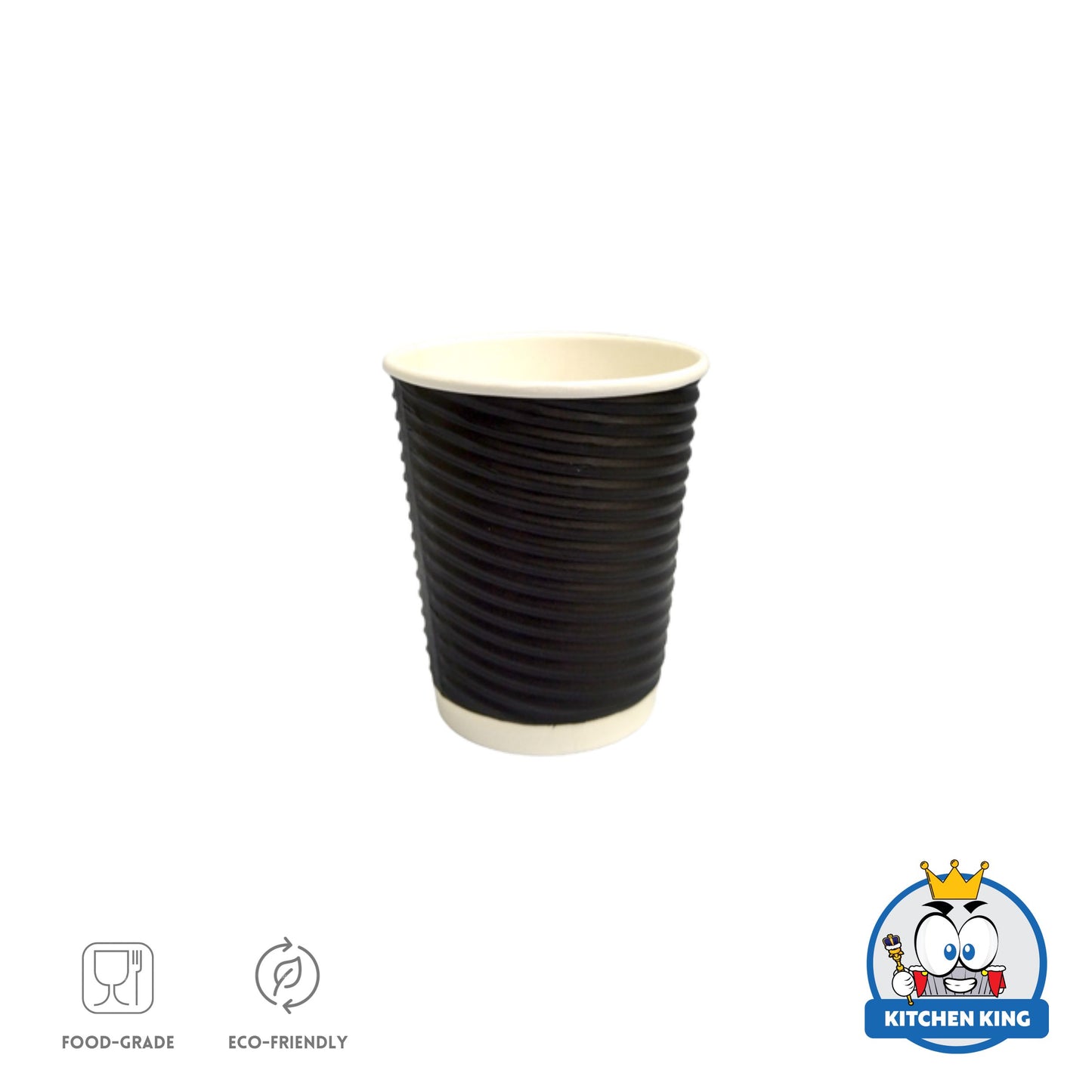 Rippled Wall Coffee Cup 8oz (25pcs)