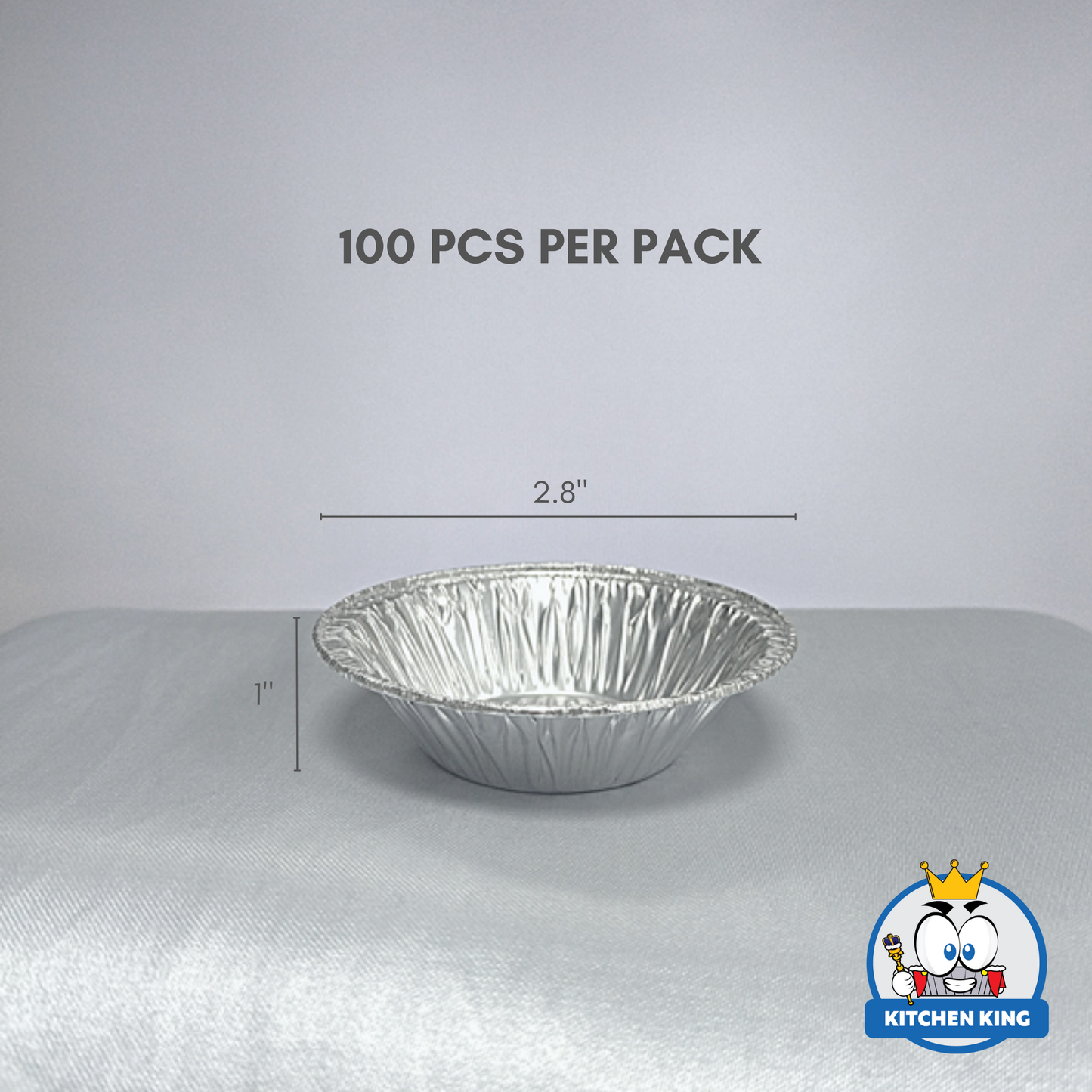Aluminum Foil Egg Tart | Mini Baking Tart | Pudding Pan (By 100's)
