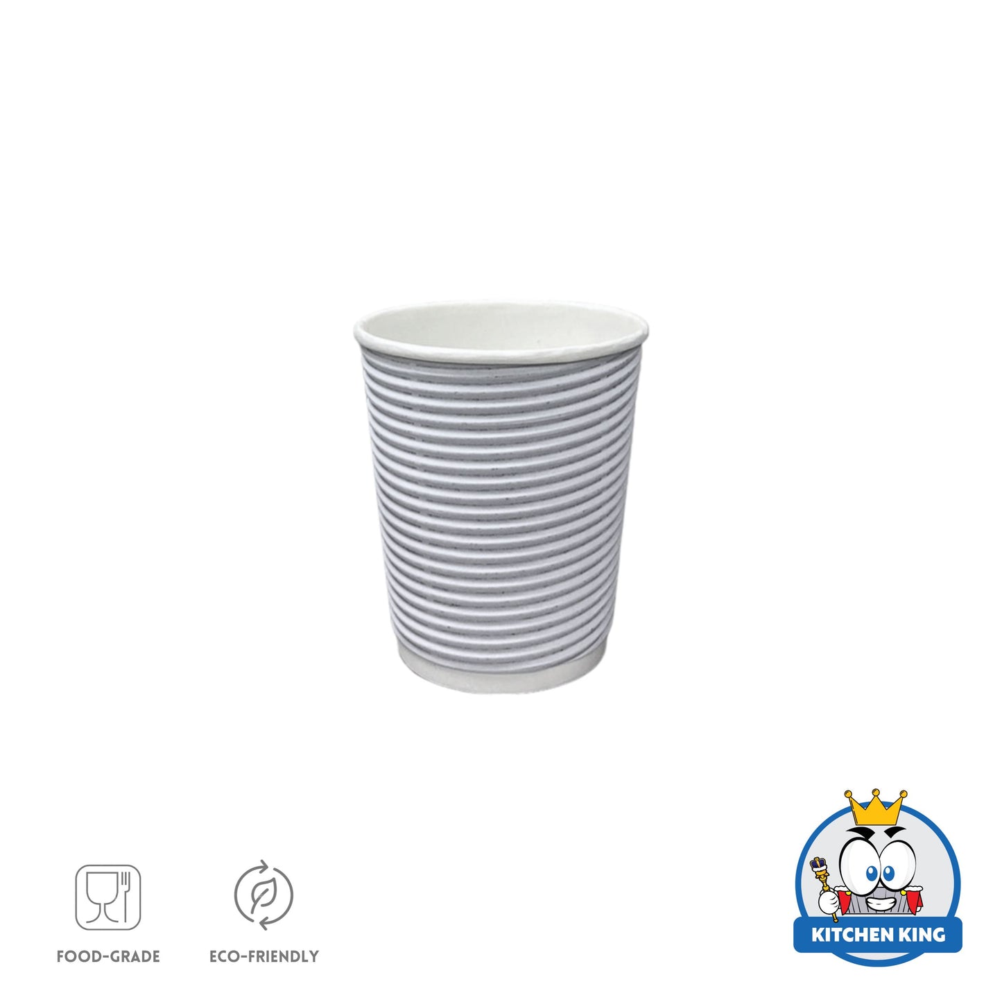 Rippled Wall Coffee Cup 8oz (25pcs)