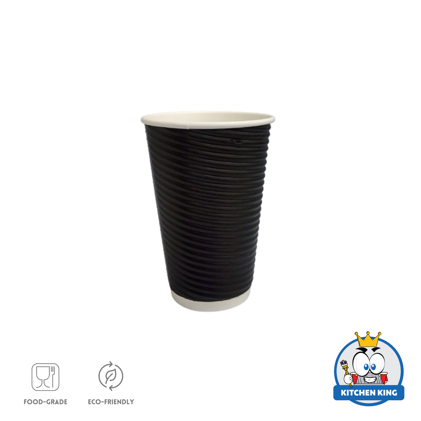 Rippled Wall Coffee Cup 16oz (25pcs)