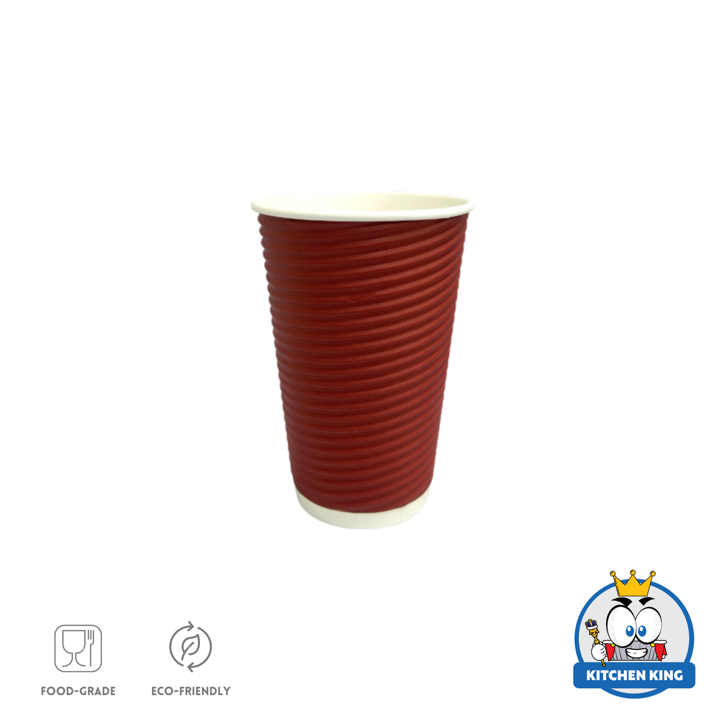 Rippled Wall Coffee Cup 16oz (25pcs)