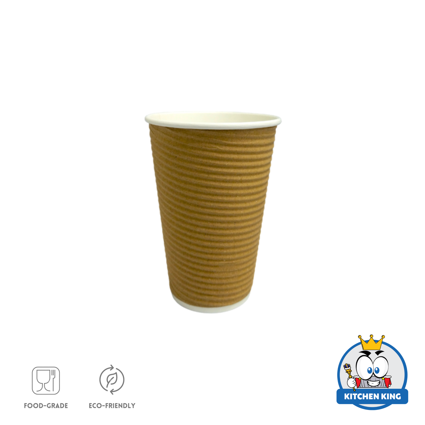 Rippled Wall Coffee Cup 16oz (25pcs)