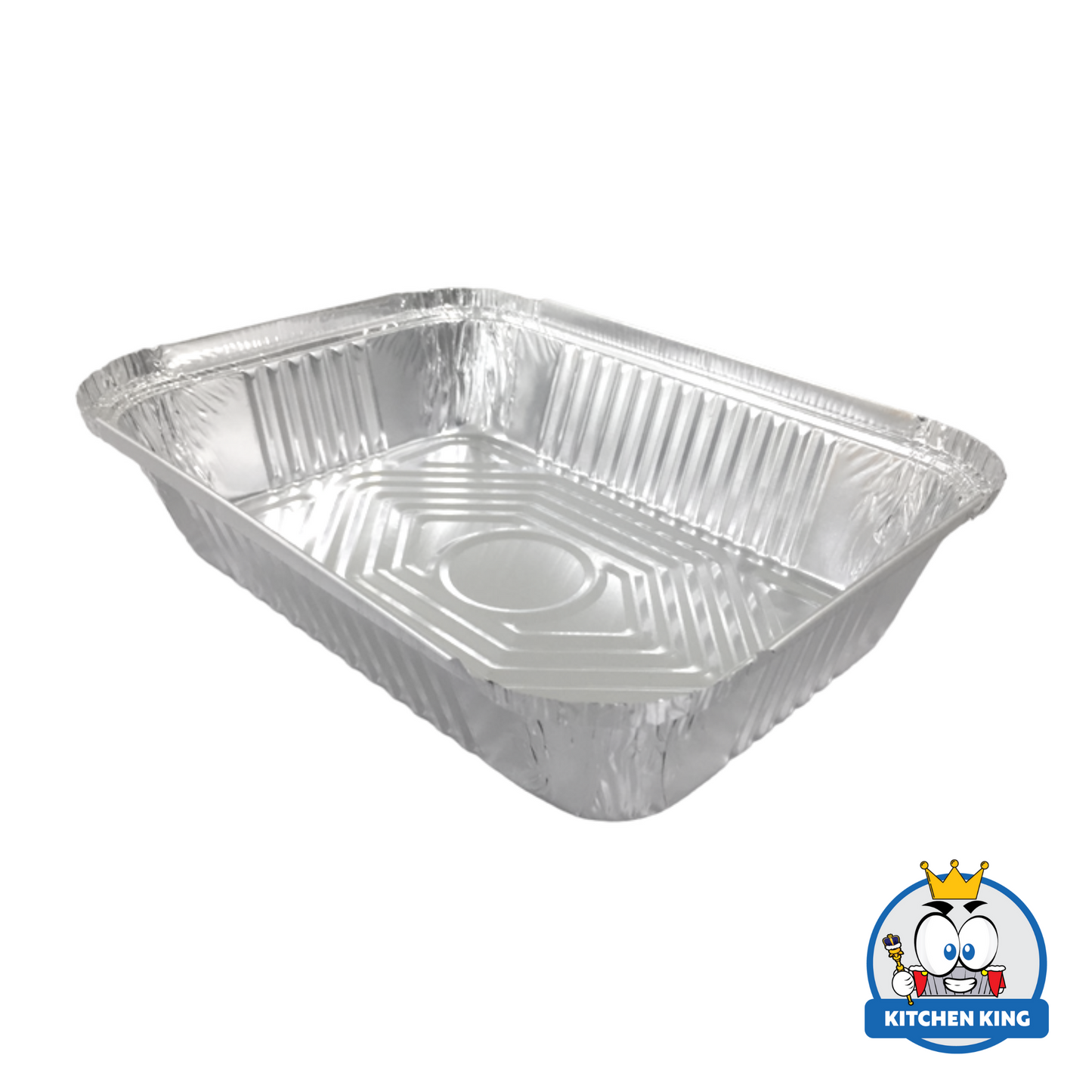 Aluminum Tray - Catering Small 1750ml (RE255) with Plastic Lid