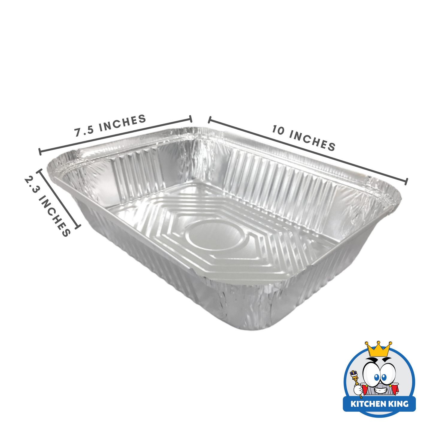 Aluminum Tray - Catering Small 1750ml (RE255) with Plastic Lid