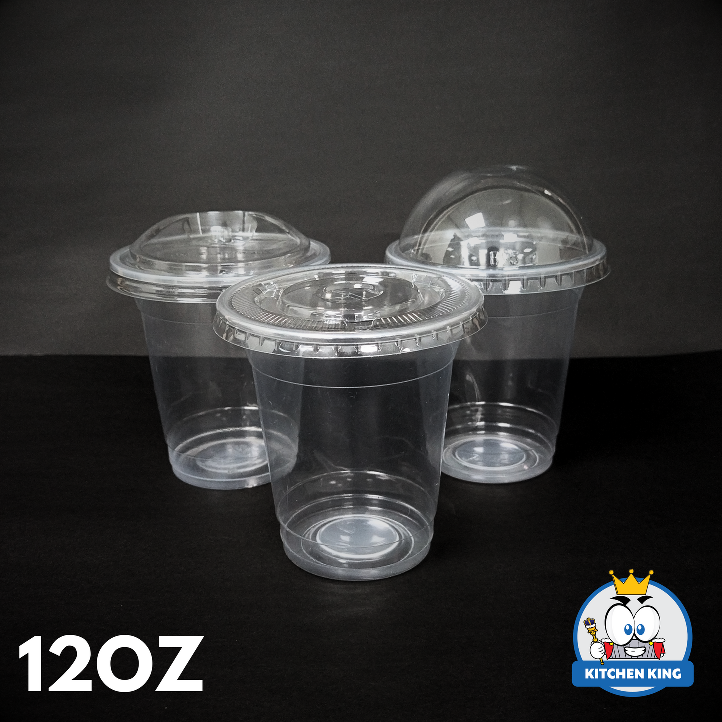 Milk Tea Cups Y-CUP 12oz Flat Lid / Strawless Lid / Dome Lid (50pcs)