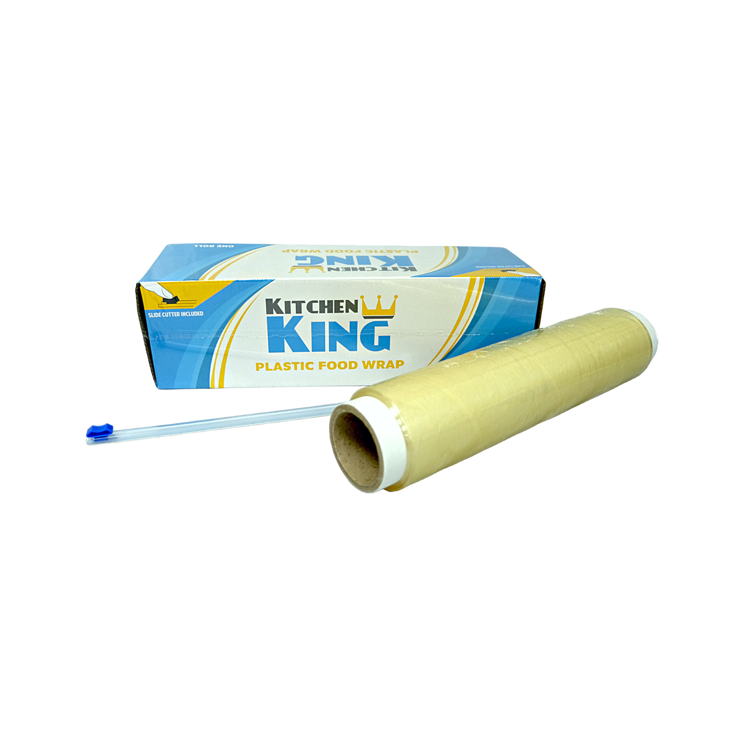 Kitchen King Plastic Food Wrap With Slide Cutter