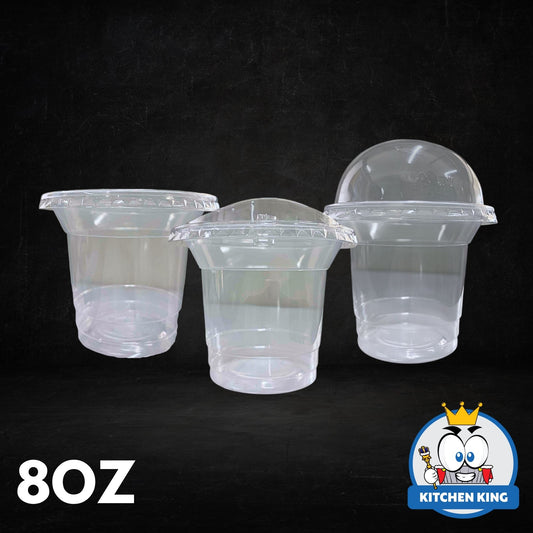 Milk Tea Cups Y-CUP 8oz Flat Lid / Strawless Lid / Dome Lid (50pcs) (Copy) (Copy)