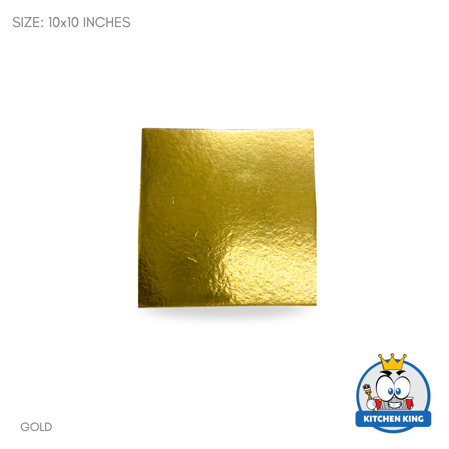 Cake Board Square 10 inches - Gold | White | Silver (By 10's)