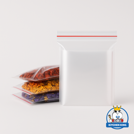 Zip Lock Resealable Bag - Clear PE Resealable Plastic Bag (Packed by 100's)