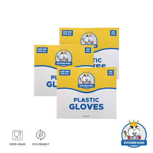 Kitchen King Plastic Gloves With Dispenser