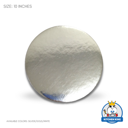 Cake Board Round 10 inches - Gold | White | Silver (By 10's)