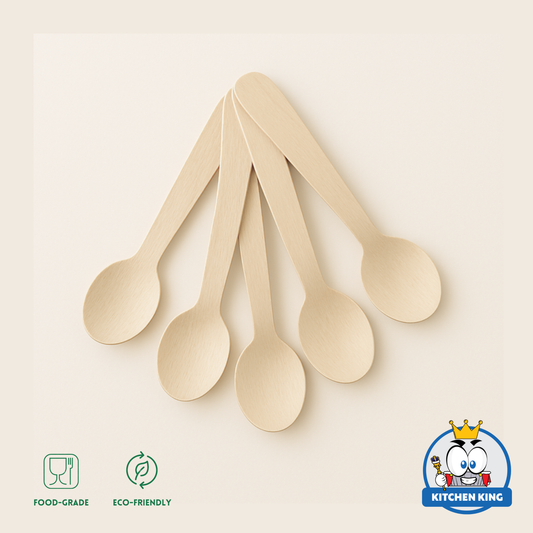Wooden Dessert Mini Spoon | Sundae Spoon (By 50's)