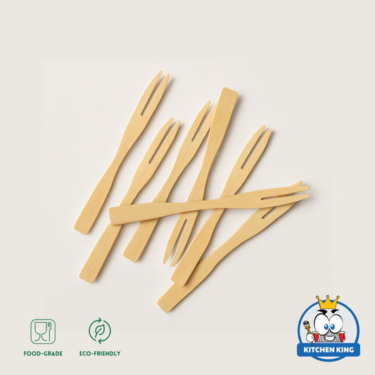 Mini Bamboo Fruit Fork (By 100's)