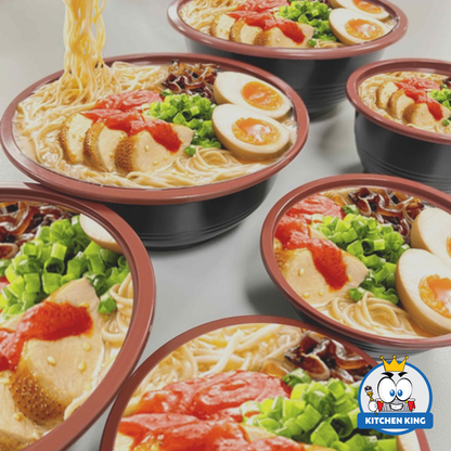 Japanese Bento Bowl / Ramen Bowl with Plastic Lid (By 10's)