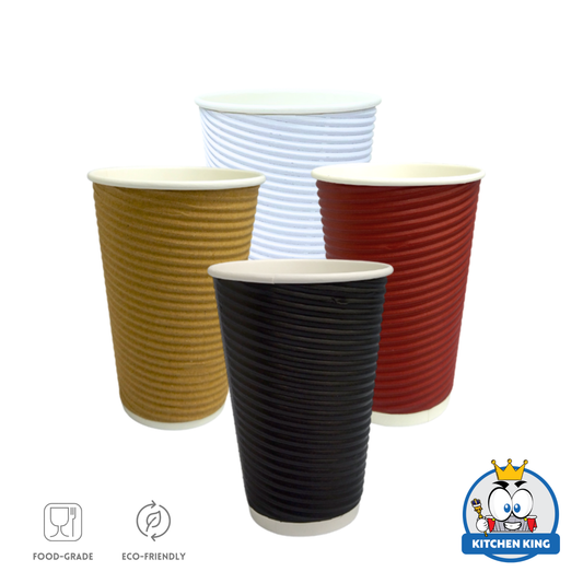 Rippled Wall Coffee Cup 16oz (25pcs)