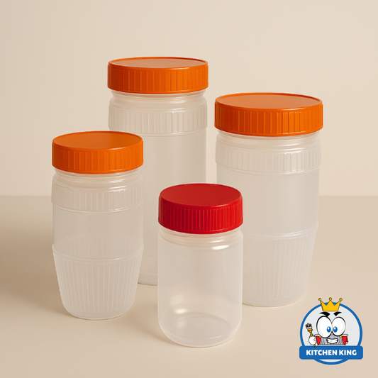 Peanut Butter Jar | Plastic Jar with Lid (Sold Per Piece)