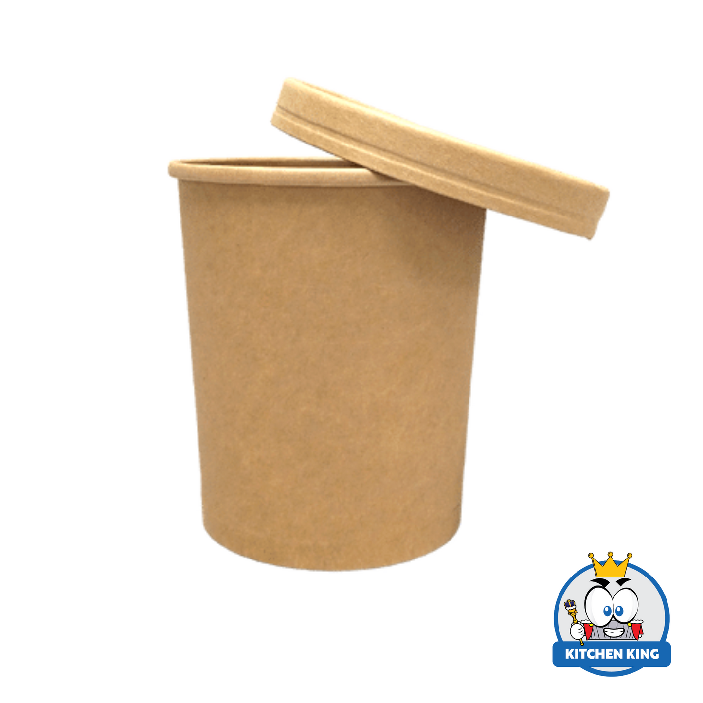 Kraft Paper Tub 32oz  | Ice Cream tub with Lid