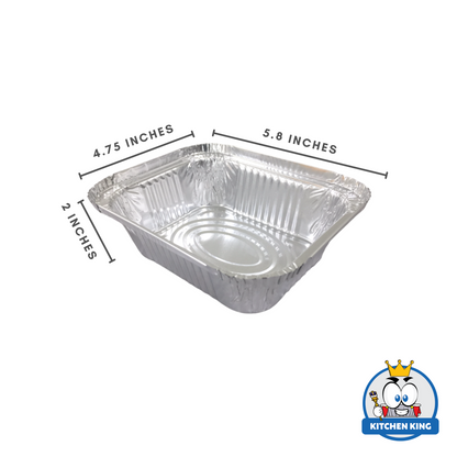 Aluminum Tray - Solo Small 450ml (RE150) with Plastic Lid