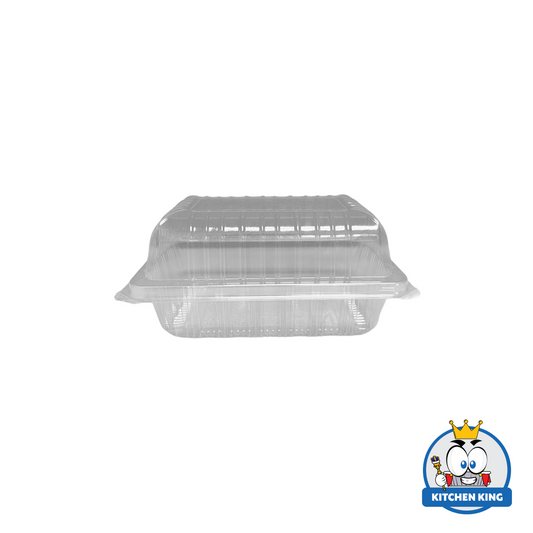 Clamshell OPS Container - Half Bread Loaf Roll H35L