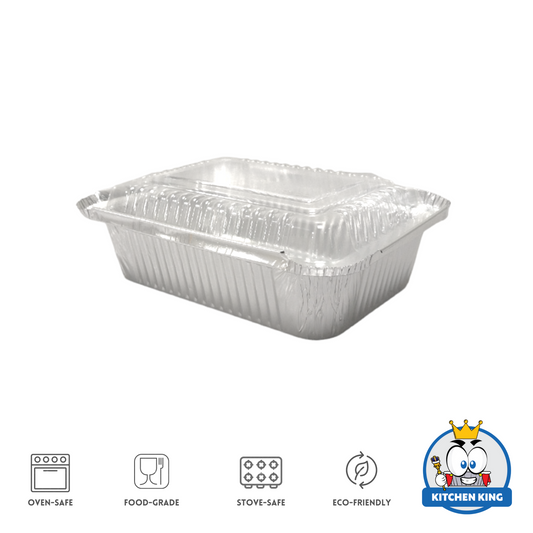 Aluminum Tray - Solo Large 700ml (RE185) with Plastic Lid