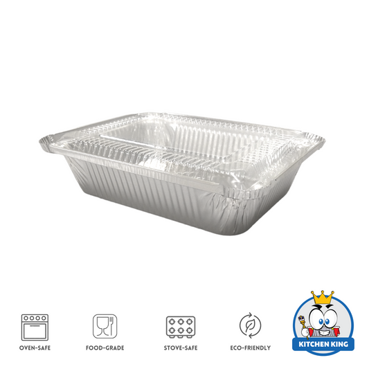 Aluminum Tray - Sharing Large 1100ml (RE220) with Plastic Lid