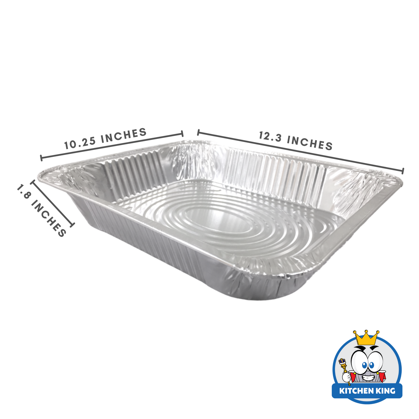 Aluminum Tray - Catering Large-1 2850ml (AC3326M) with Plastic Lid