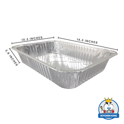 Aluminum Tray - Catering Extra Large 4700ml (RE370) with Plastic Lid