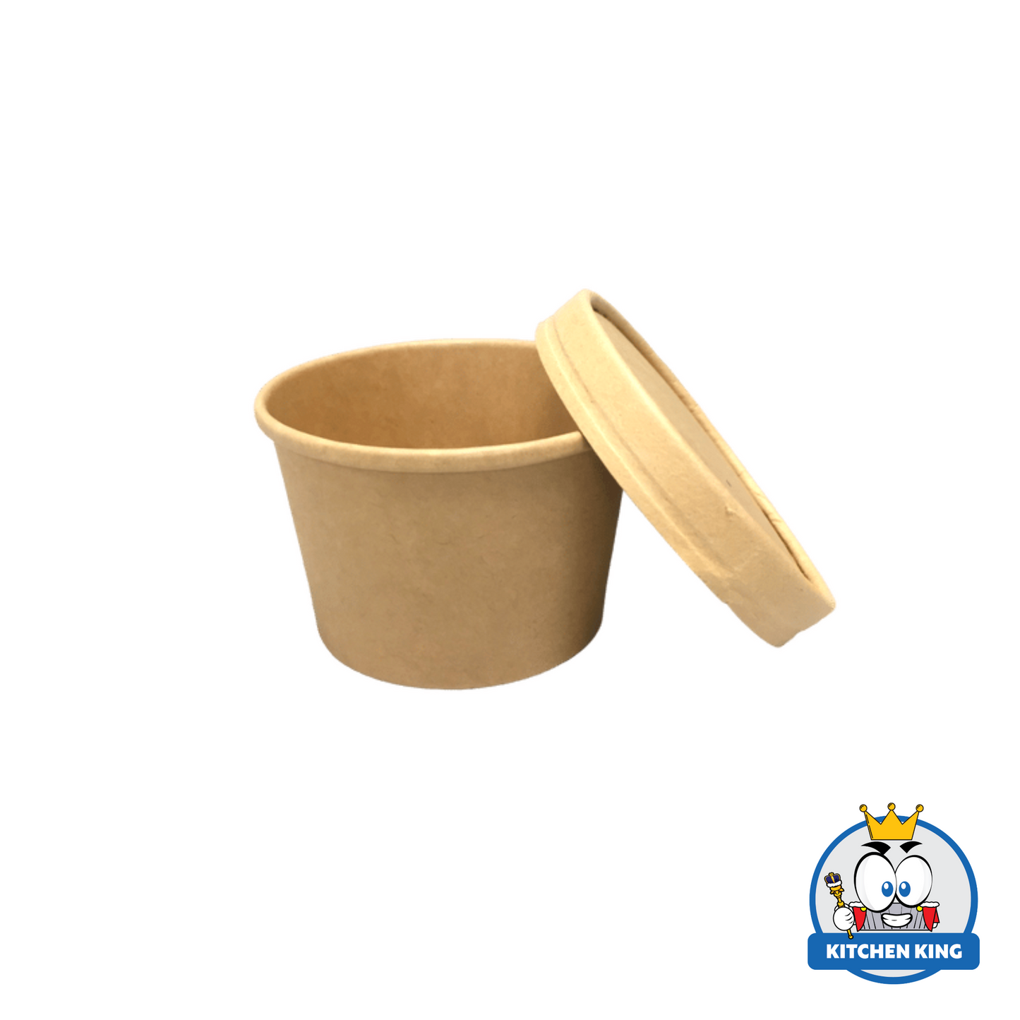 Kraft Paper Tub 8oz  | Ice Cream tub with Lid