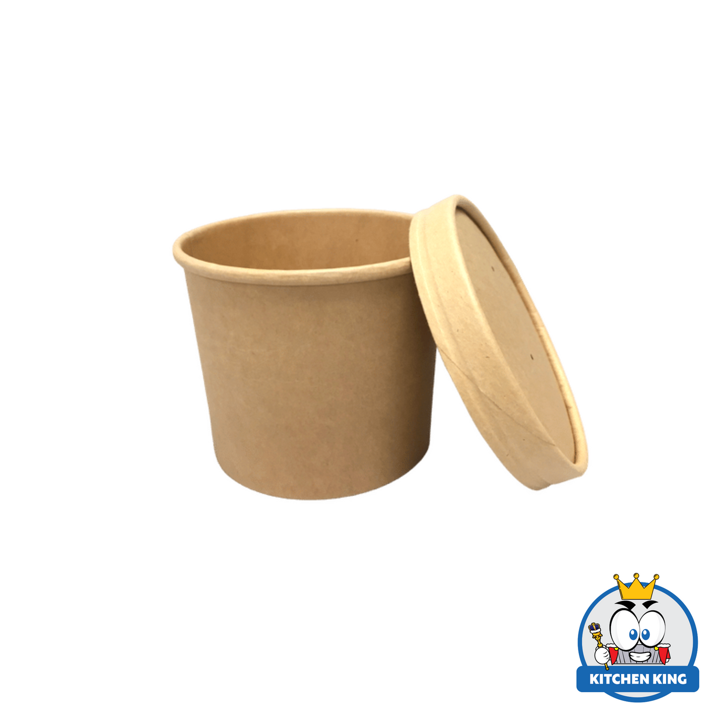 Kraft Paper Tub 12oz  | Ice Cream tub with Lid