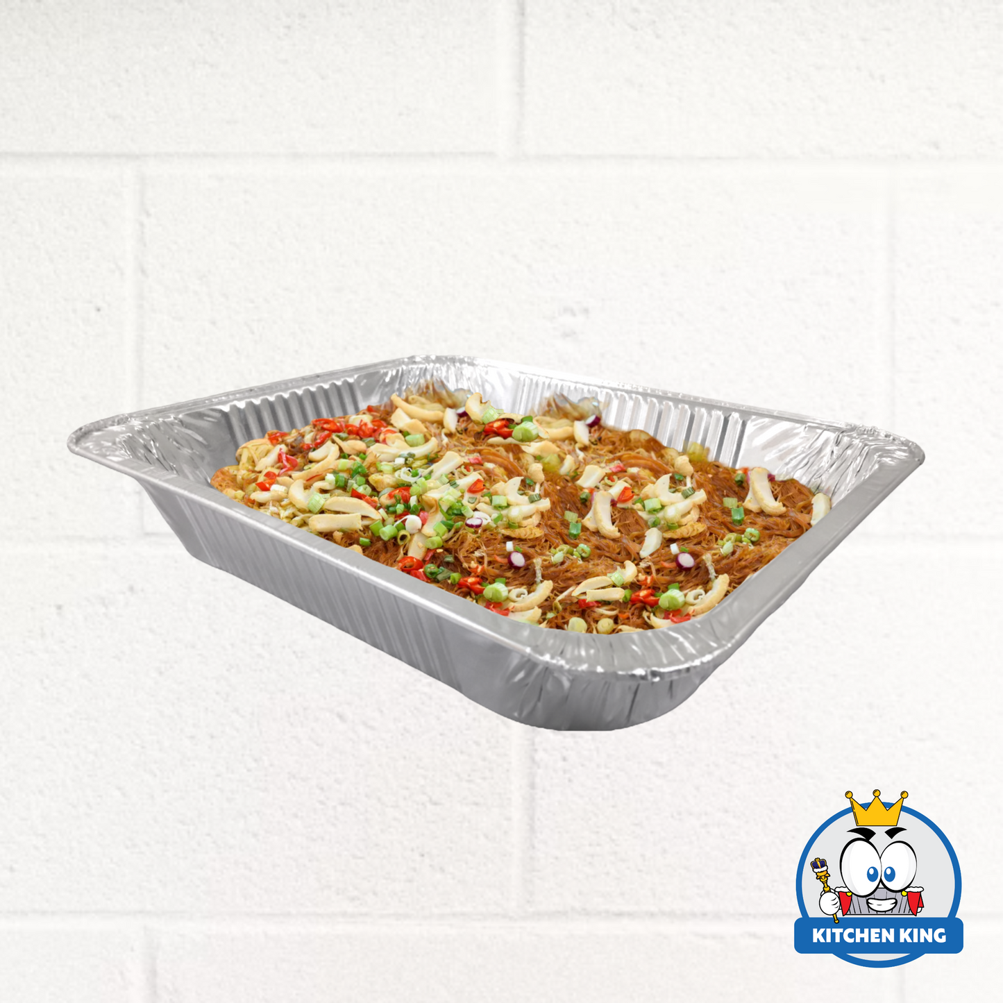 Aluminum Tray - Catering Large Shallow 2100ml (AC3326S) with Plastic Lid