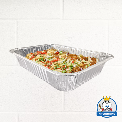 Aluminum Tray - Catering Extra Large 4700ml (RE370) with Plastic Lid